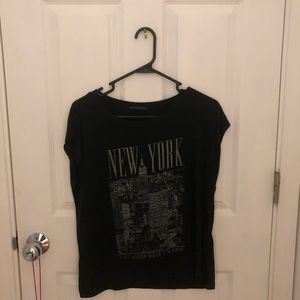 brandy melville “new york” black top